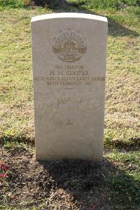 Ismailia War Memorial Cemetery - Cooper, Herbert Harold